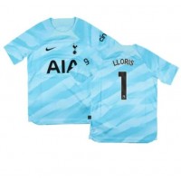 Tottenham Hotspur Hugo Lloris #1 Brankarsky Domáci Detský futbalový dres 2023-24 Krátky Rukáv (+ trenírky)